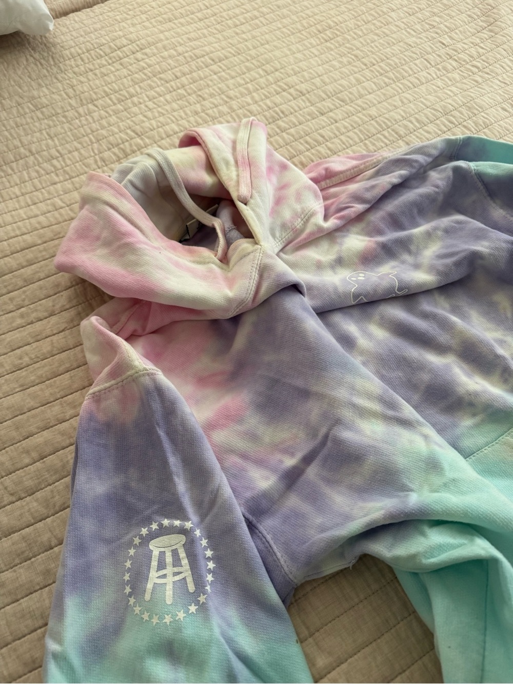 Barstool Tie-Dye Pastel Hoodie - Pink Purple Mint